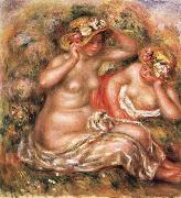 Pierre Renoir The Nudes Wearing Hats oil painting picture wholesale